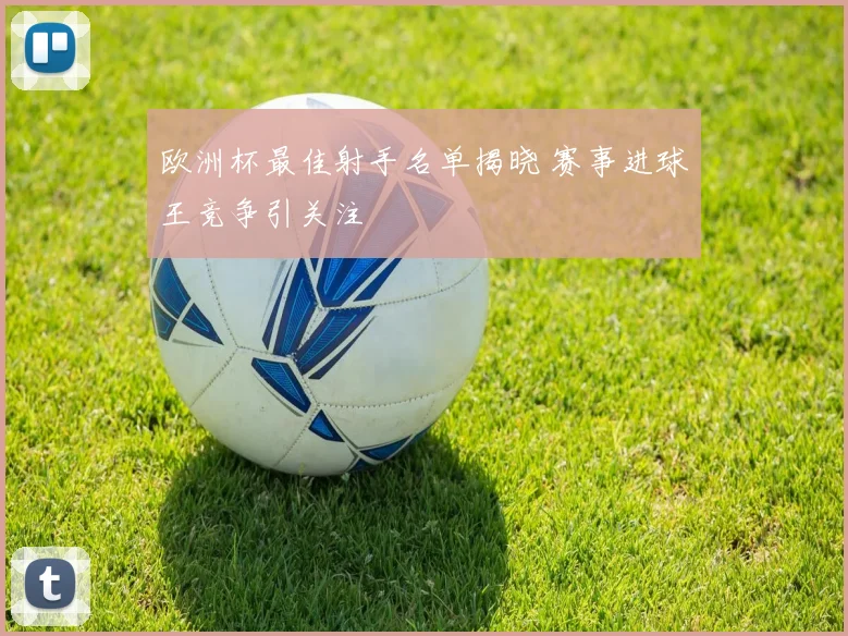 欧洲杯最佳射手名单揭晓 赛事进球王竞争引关注